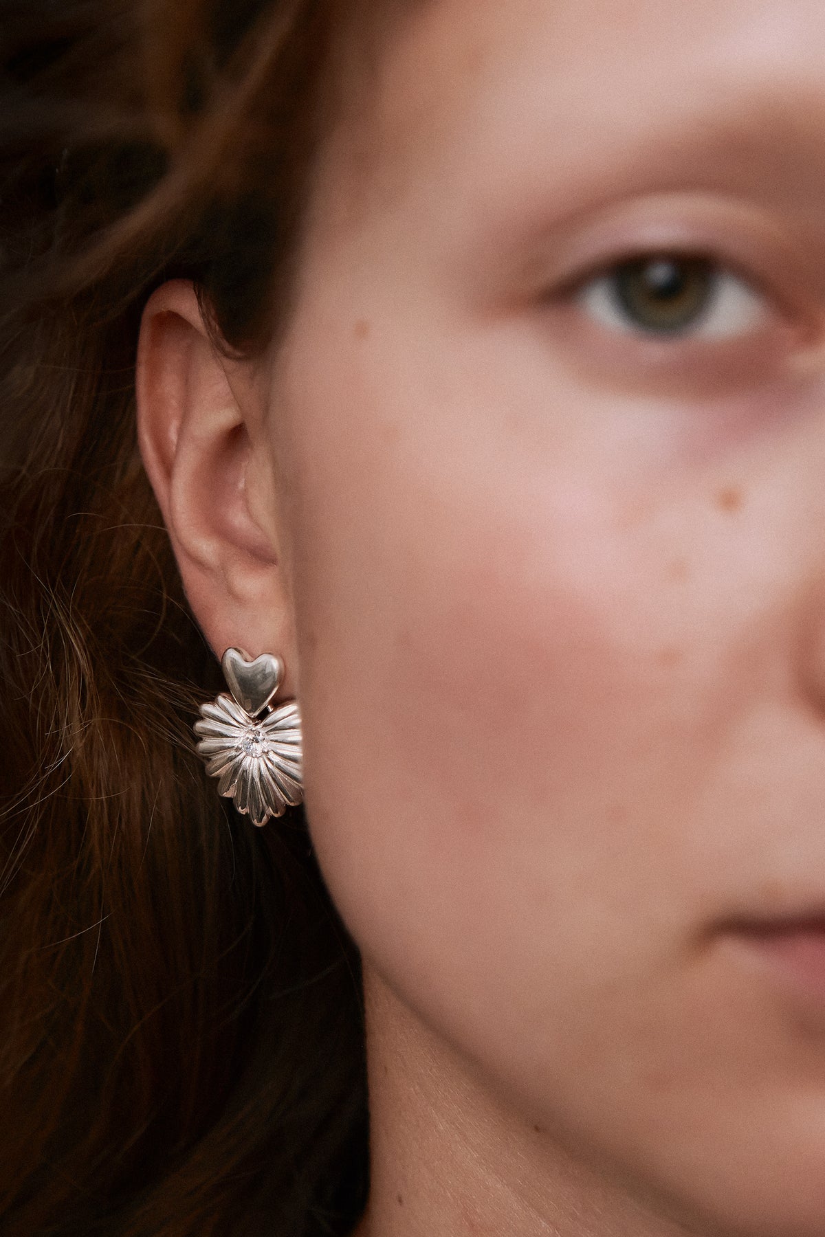 Kolczyki Valentin Maxi Silver Zirconia