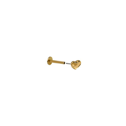 Kolczyk do piercingu Heart Gold