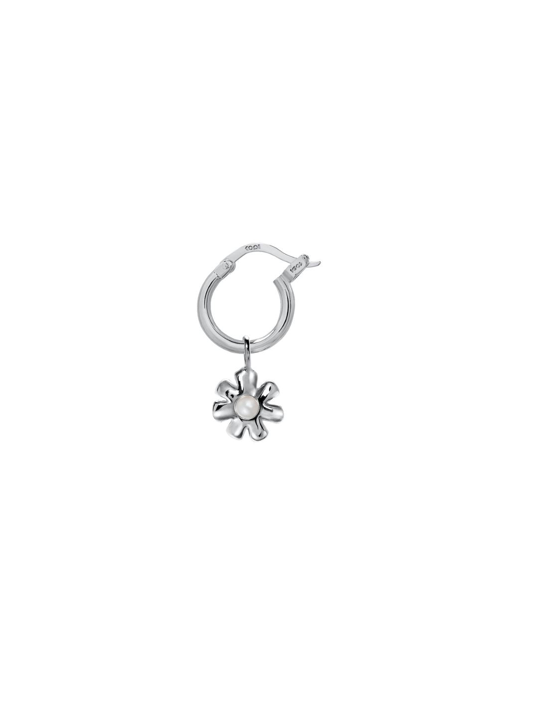 Kolczyki Kółka Daisy Silver