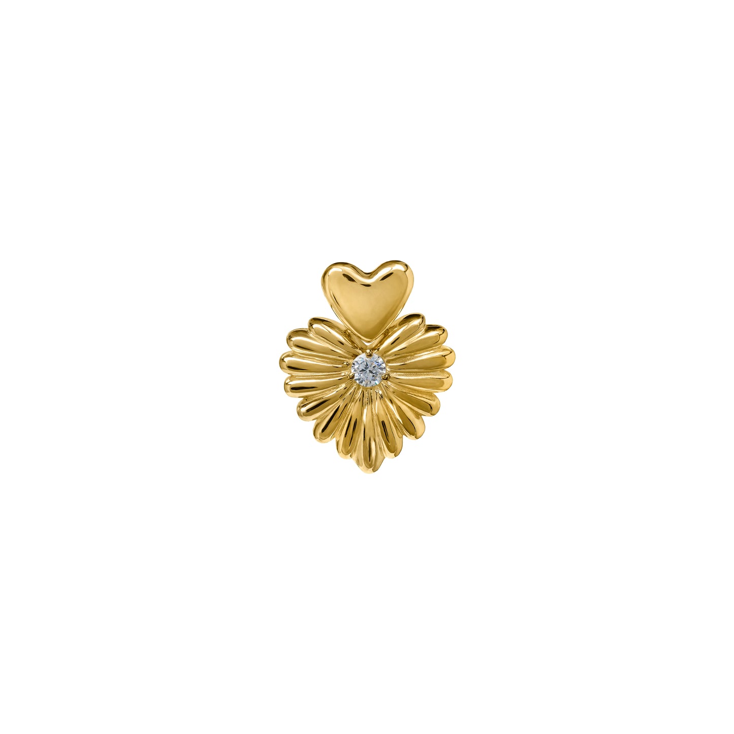 Kolczyki Valentin Maxi Gold Zirconia