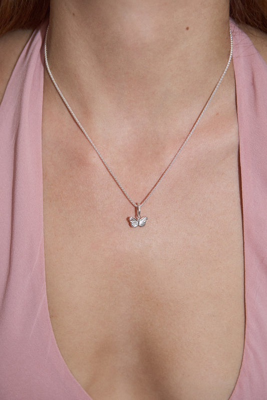 Naszyjnik Papillon Silver Owal