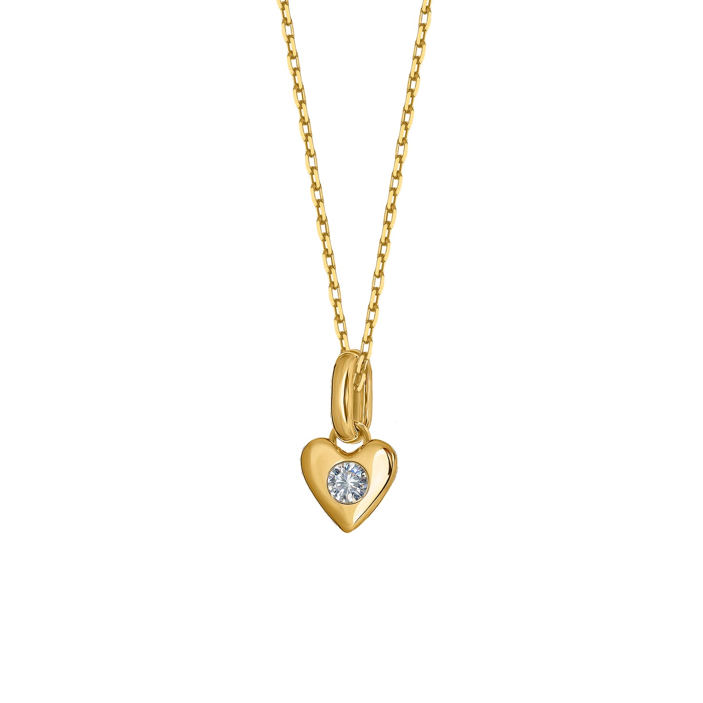 Naszyjnik Valentin Mini Gold Zirconia