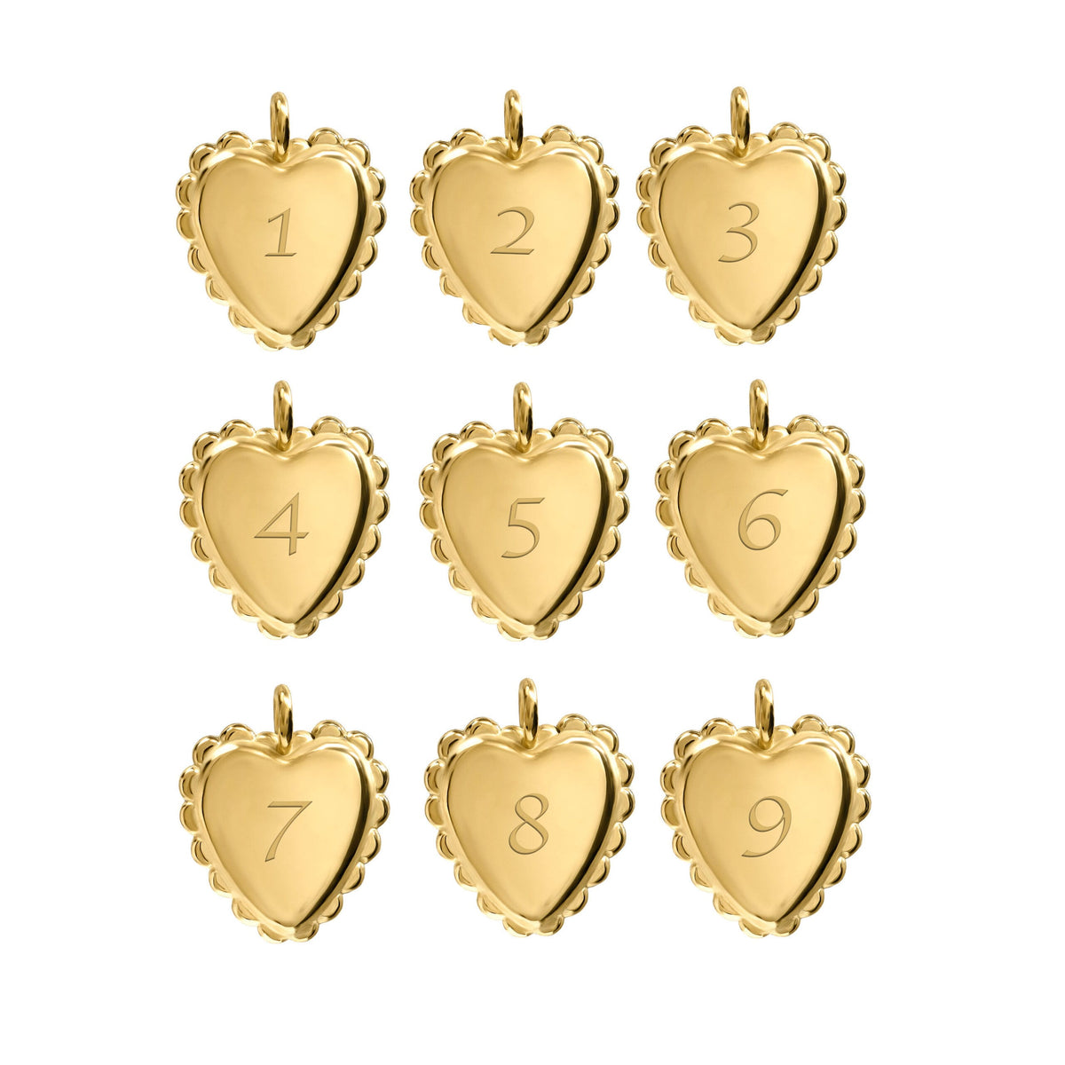 Zawieszka Vintage Heart Mini Gold z Grawerem