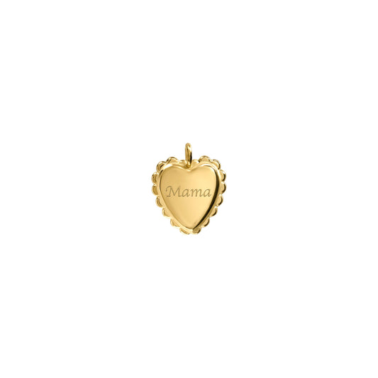 Naszyjnik Vintage Heart Mini Gold z Grawerem