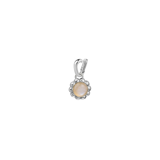 Zawieszka Flora Silver z Kamieniem Moon