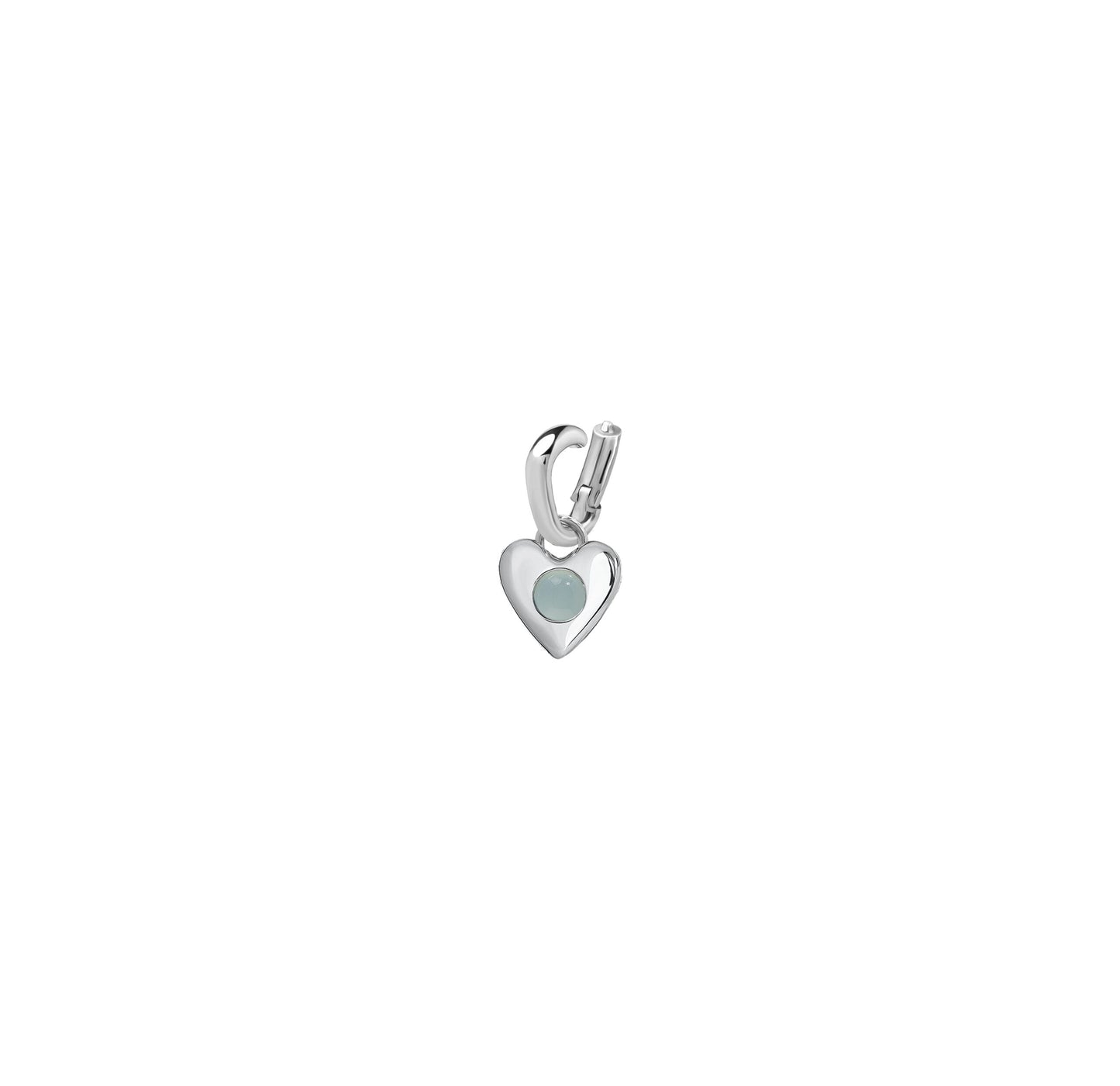 Zawieszka Valentin Mini Silver z Kamieniem Aqua