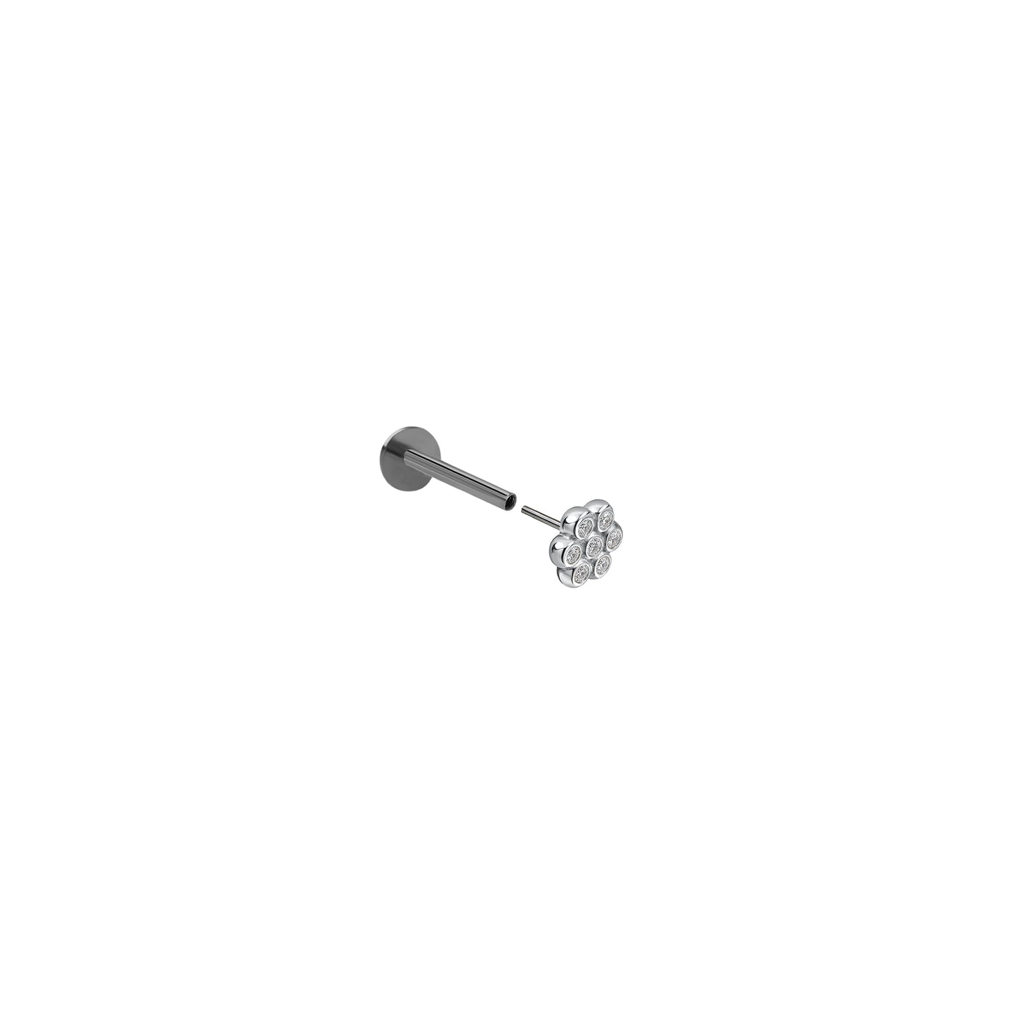 Kolczyk do piercingu Bloom Silver