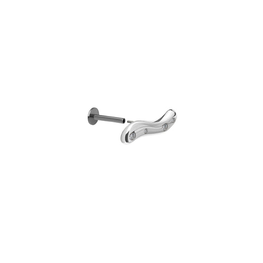 Kolczyk do piercingu Dew 5 Silver