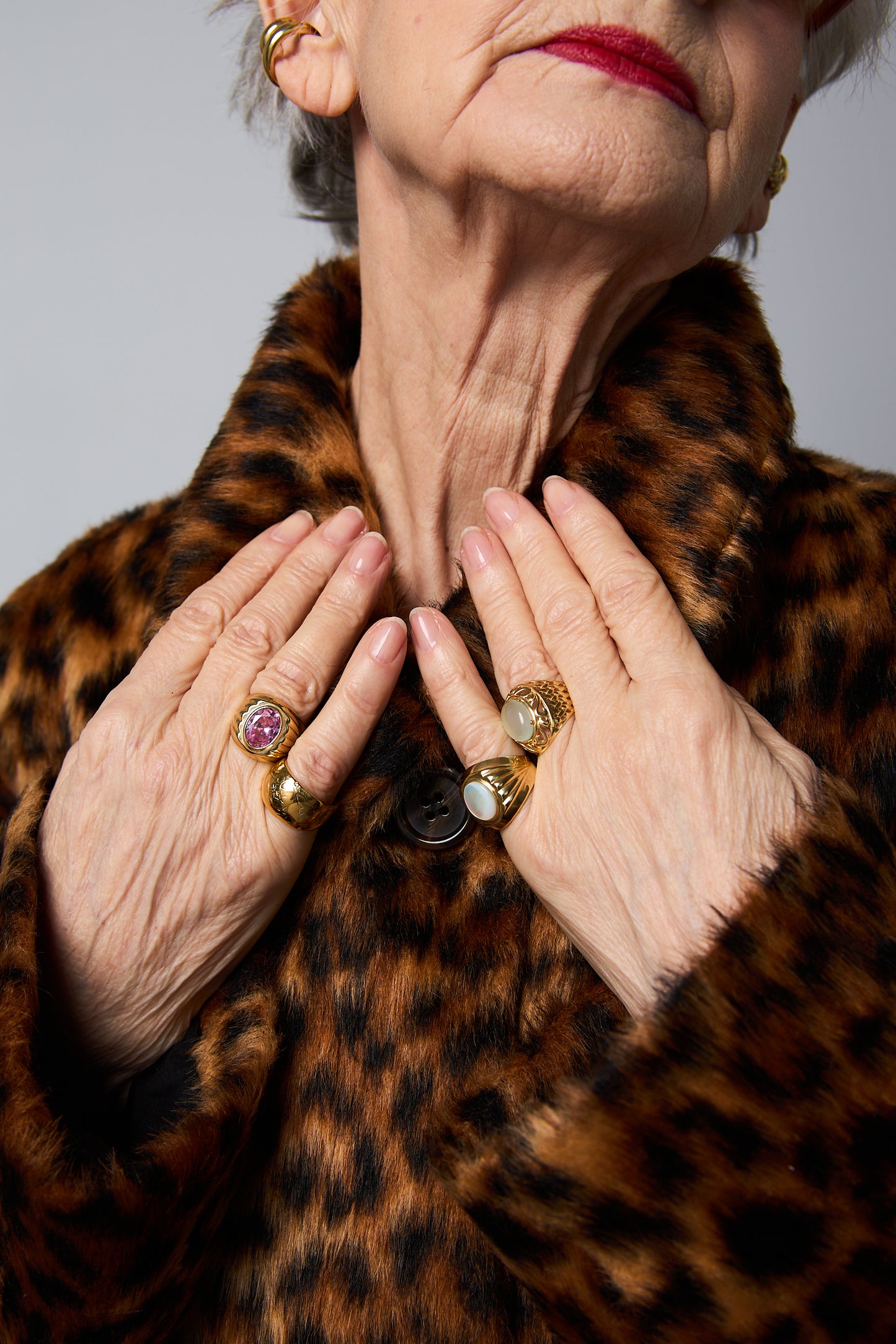 Sygnet Grand Mère Gold Pearl