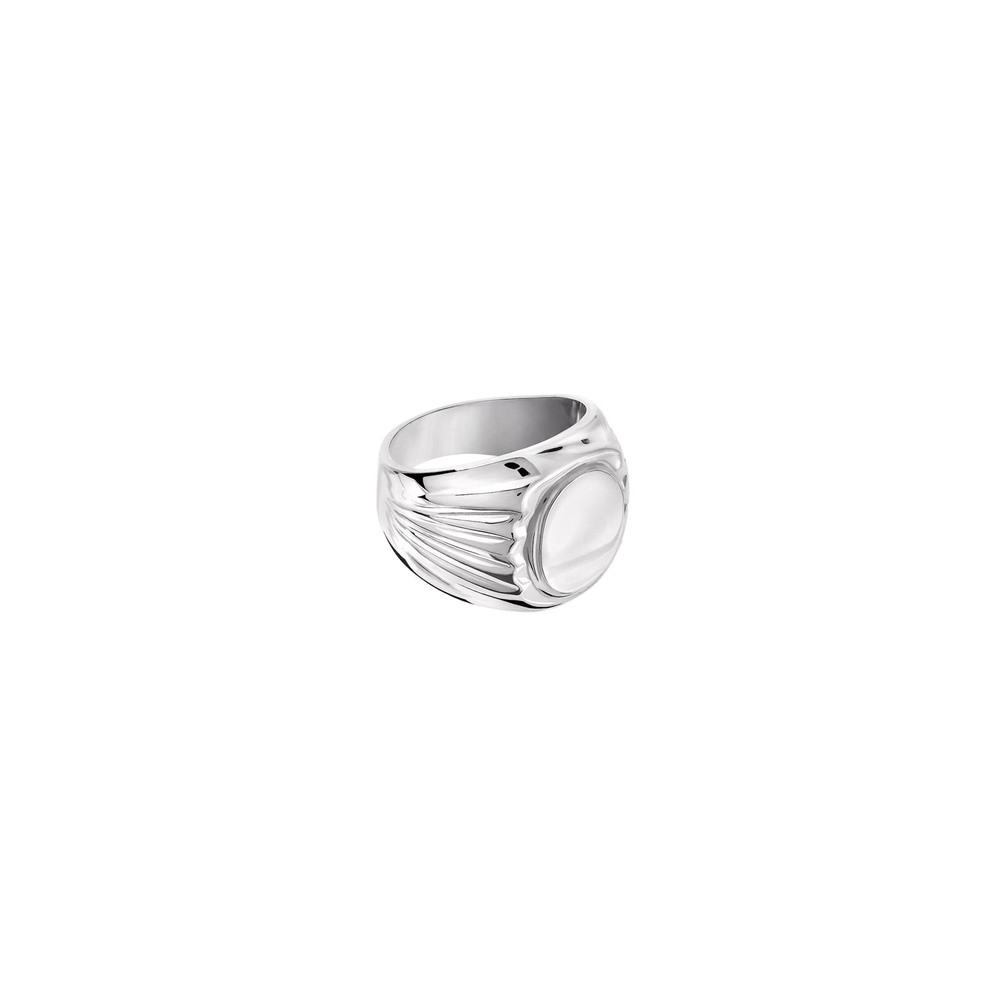 Sygnet Grand Mère Silver z grawerem