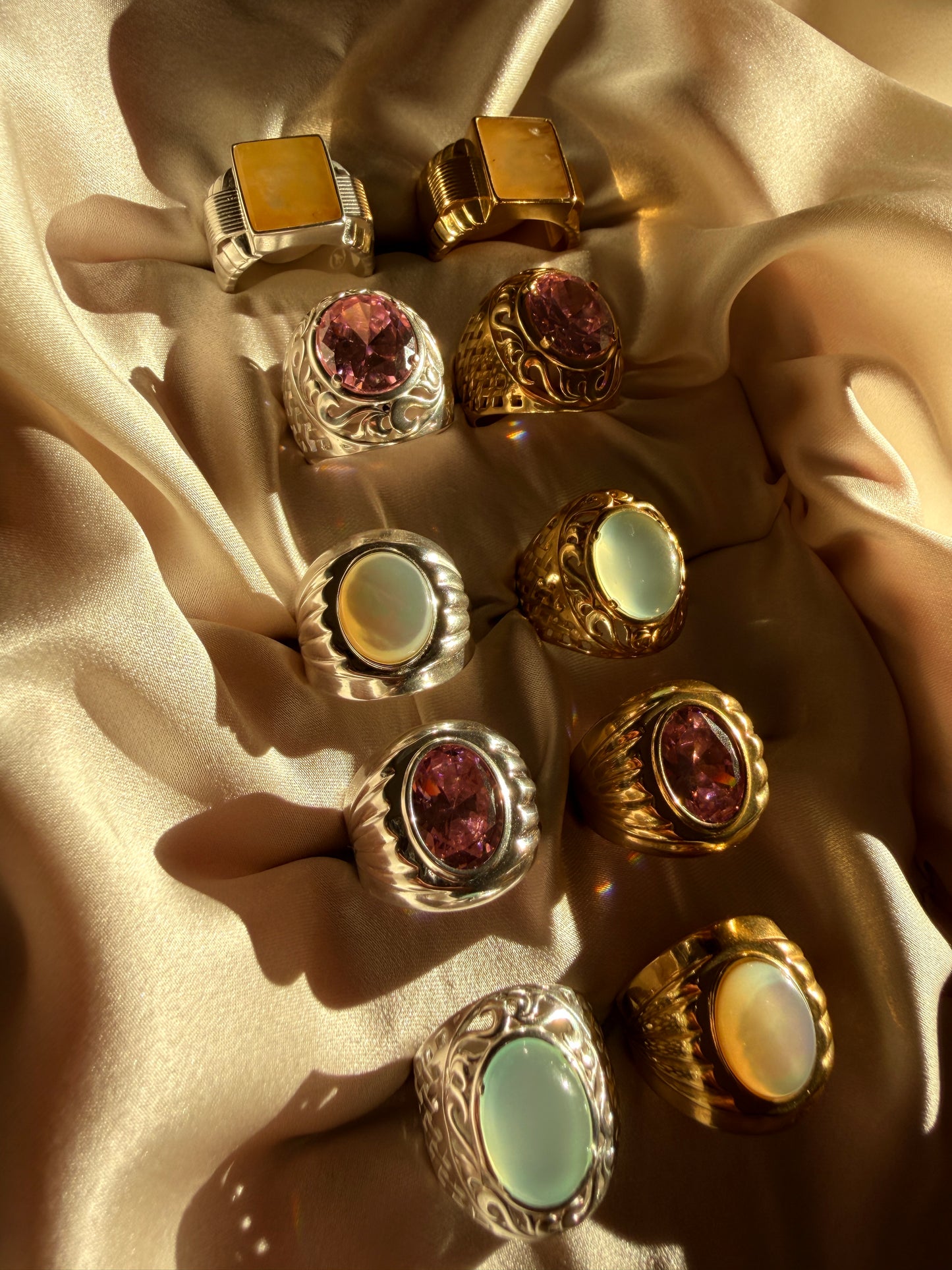 Sygnet Grand Mère Silver Pearl