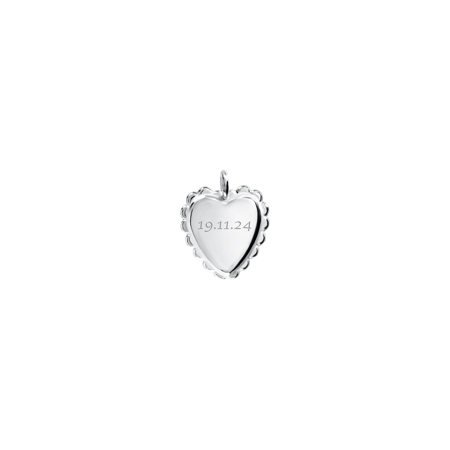 Naszyjnik Vintage Heart Mini Silver z Grawerem