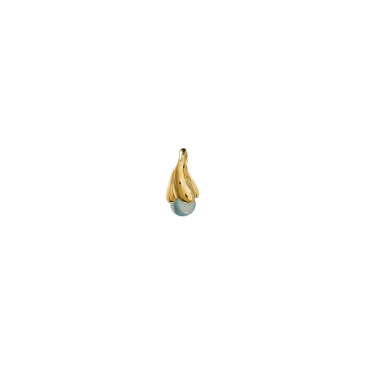 Zawieszka Tinker Bell Gold z kamieniem Aqua
