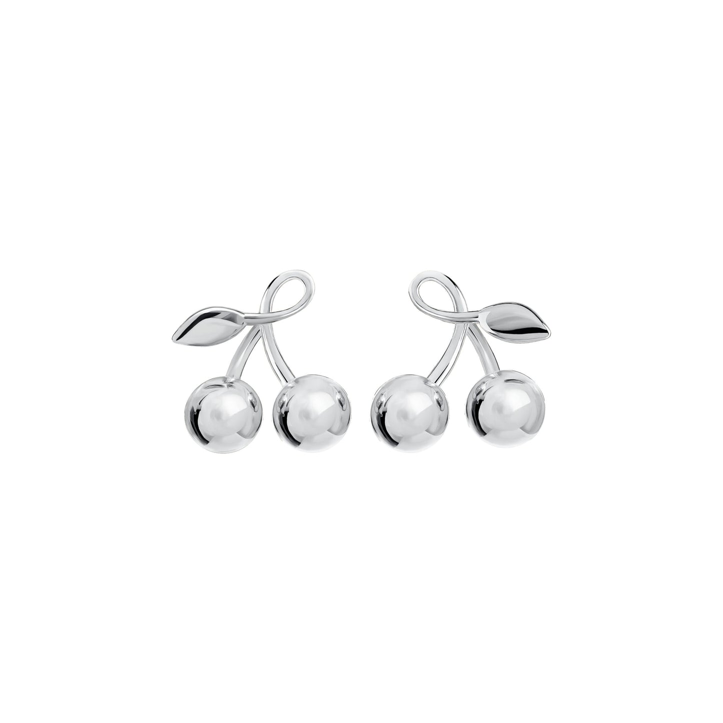 Kolczyki Cherry Medium Silver