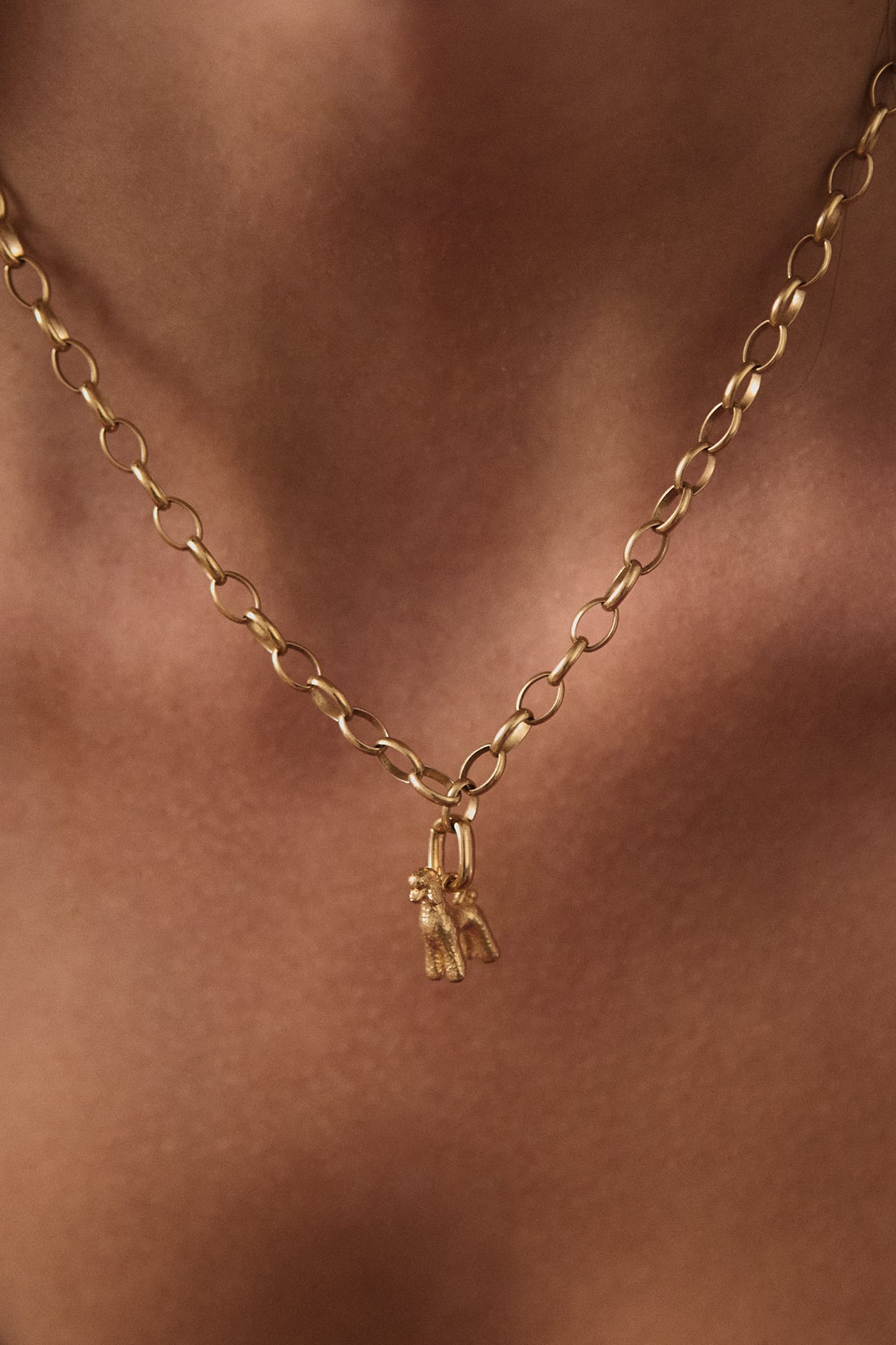 Zawieszka Dog Medium Gold