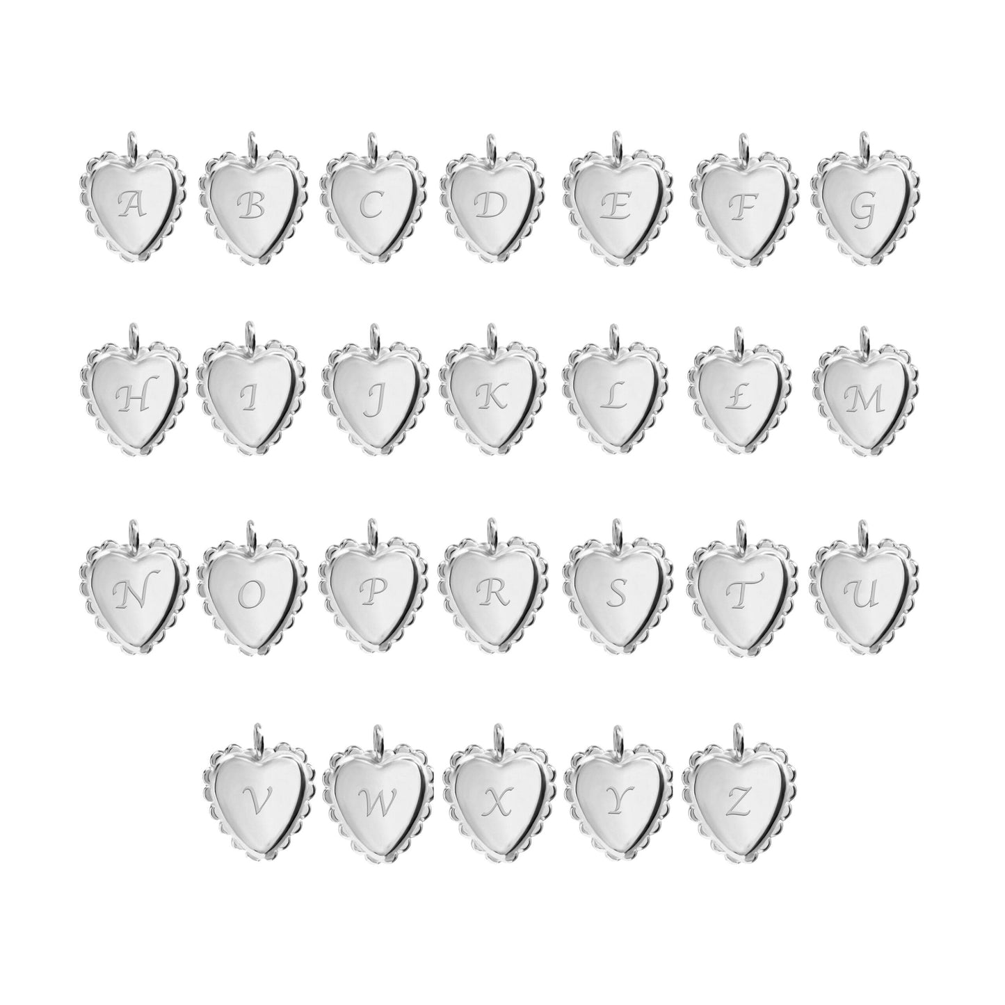 Zawieszka Vintage Heart Mini Silver z Grawerem