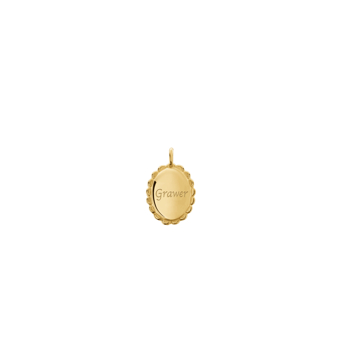 Medalik z Grawerem Gold