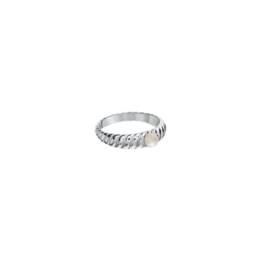 Obrączka Valentin Silver Pearl