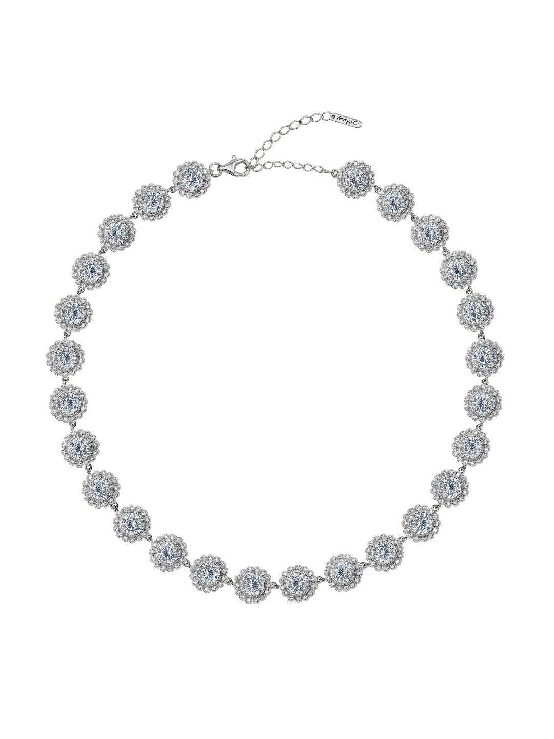 Choker Marquise Silver Zirconia