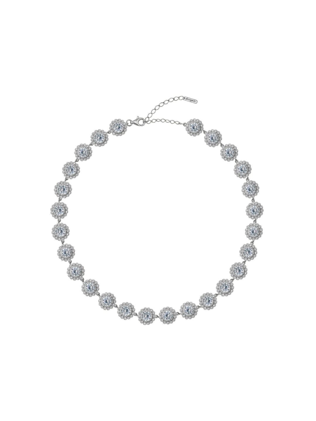 Choker Marquise Silver Zirconia