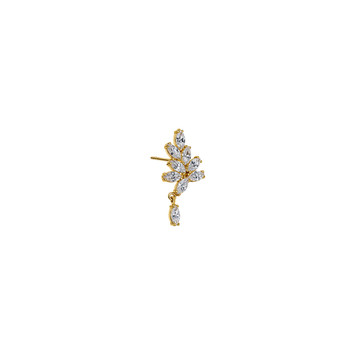 Kolczyki Fairy Gold Zirconia