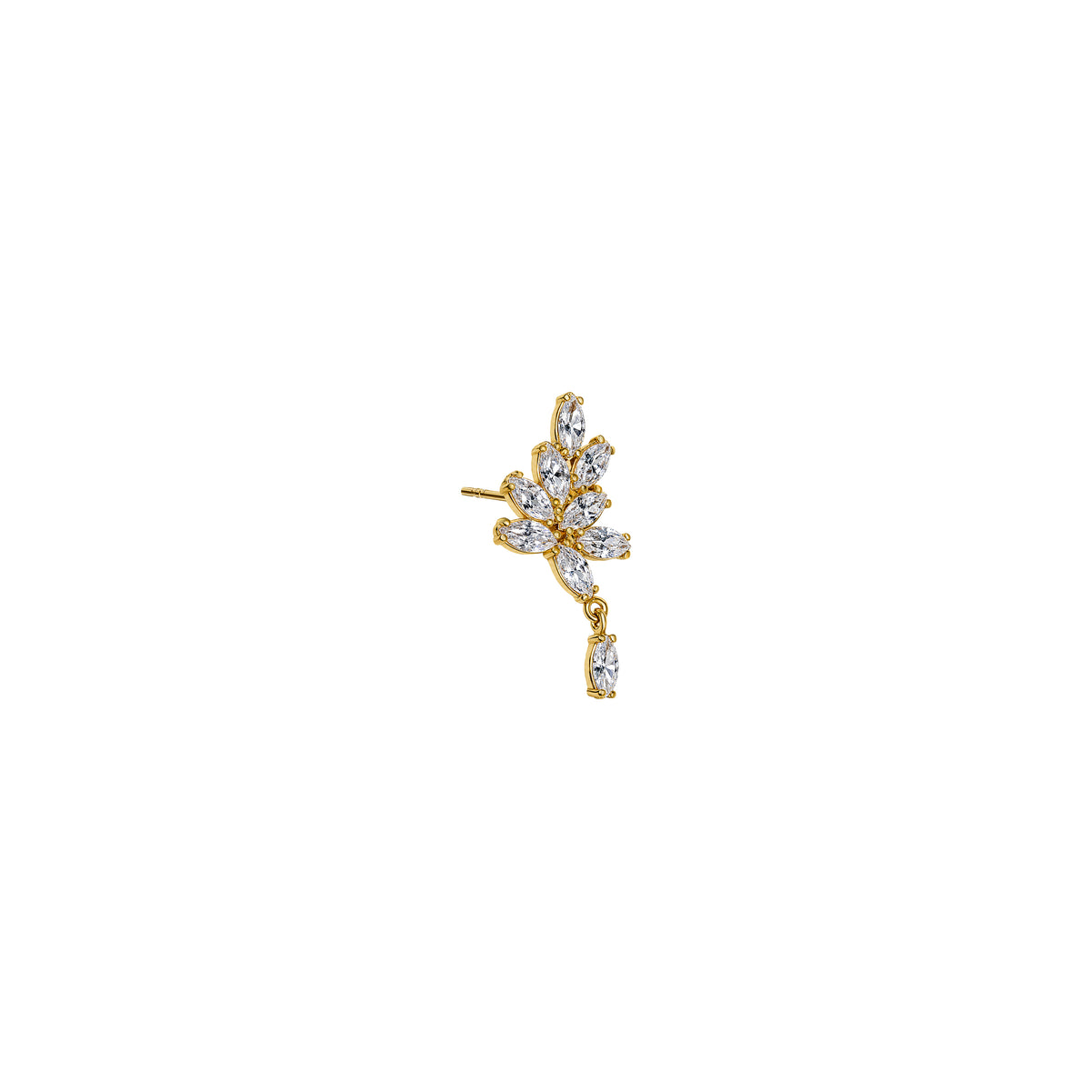 Kolczyki Fairy Gold Zirconia
