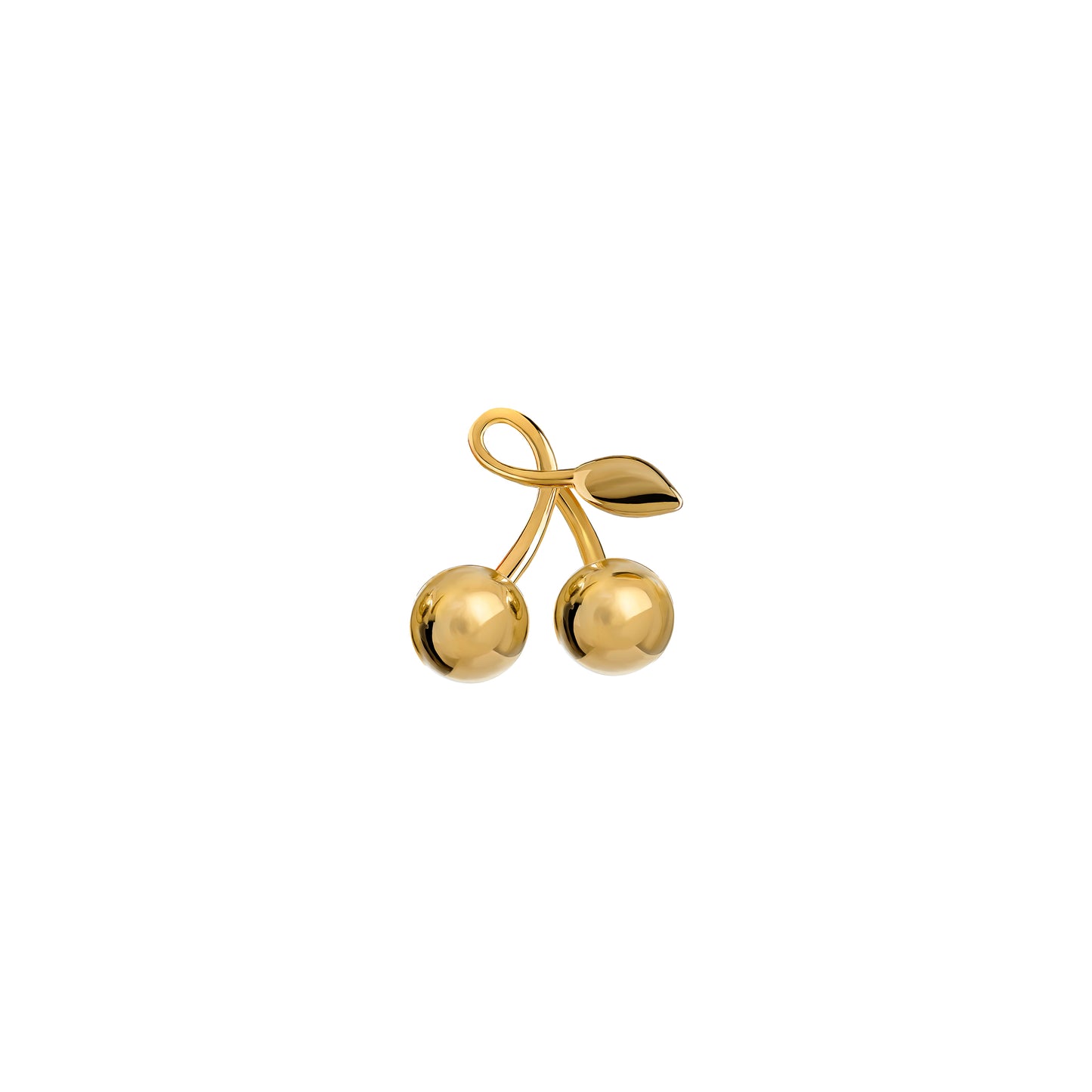 Kolczyki Cherry Medium Gold