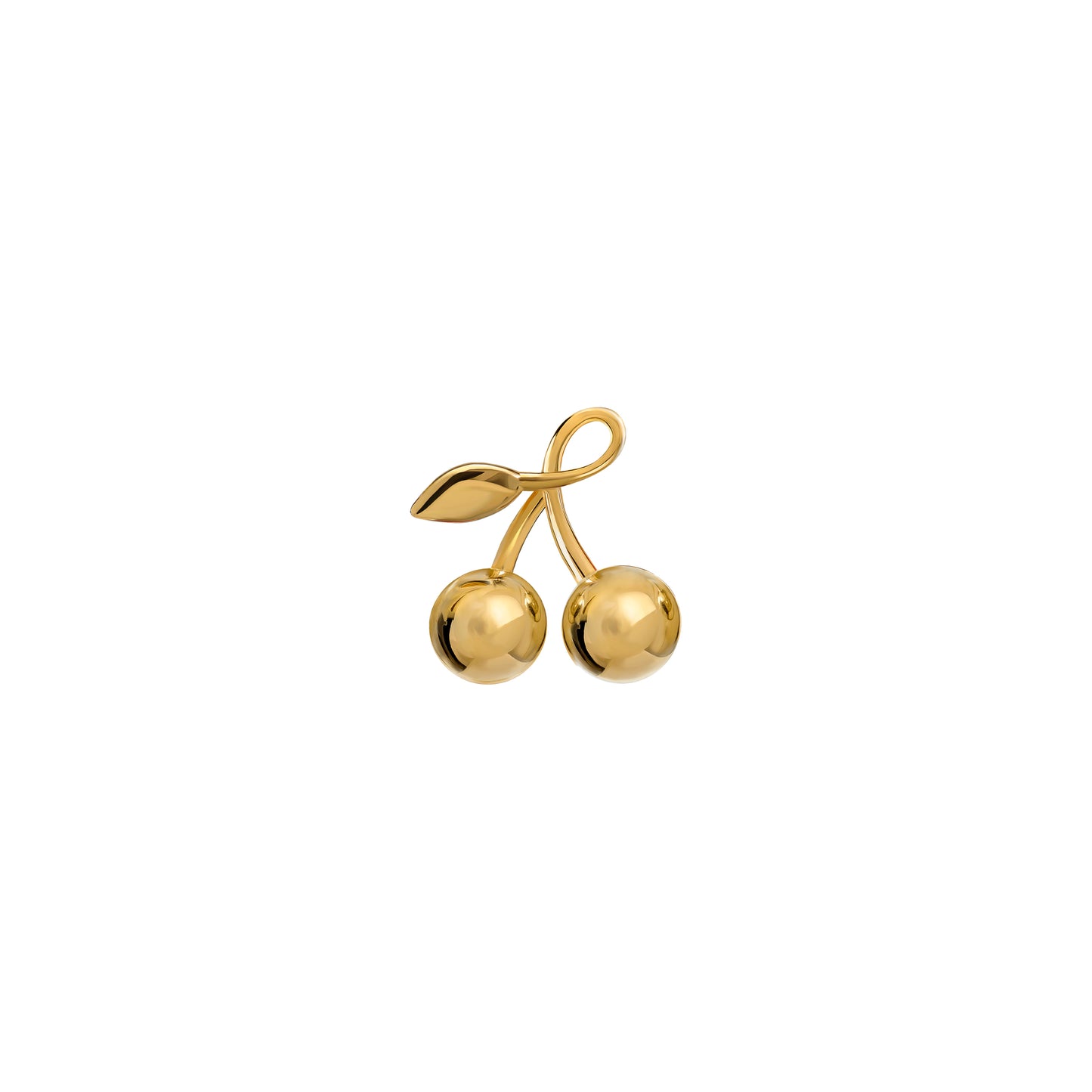 Kolczyki Cherry Medium Gold