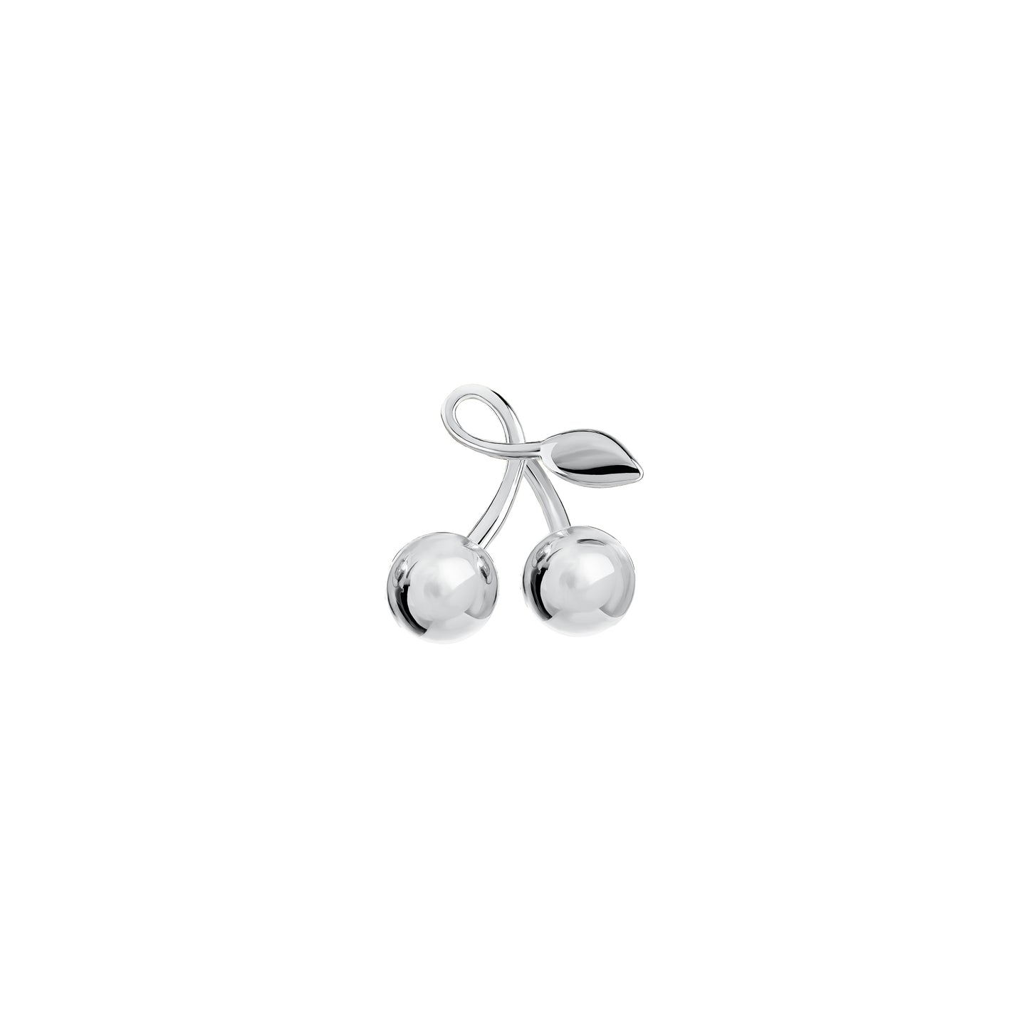 Kolczyki Cherry Medium Silver