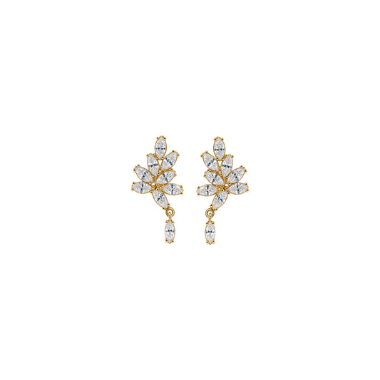 Kolczyki Fairy Gold Zirconia