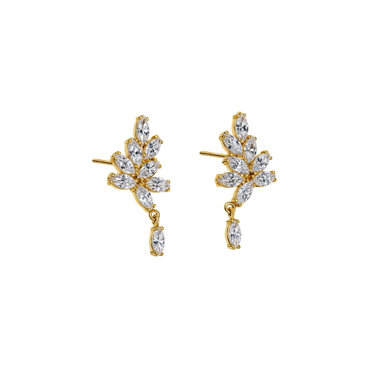 Kolczyki Fairy Gold Zirconia