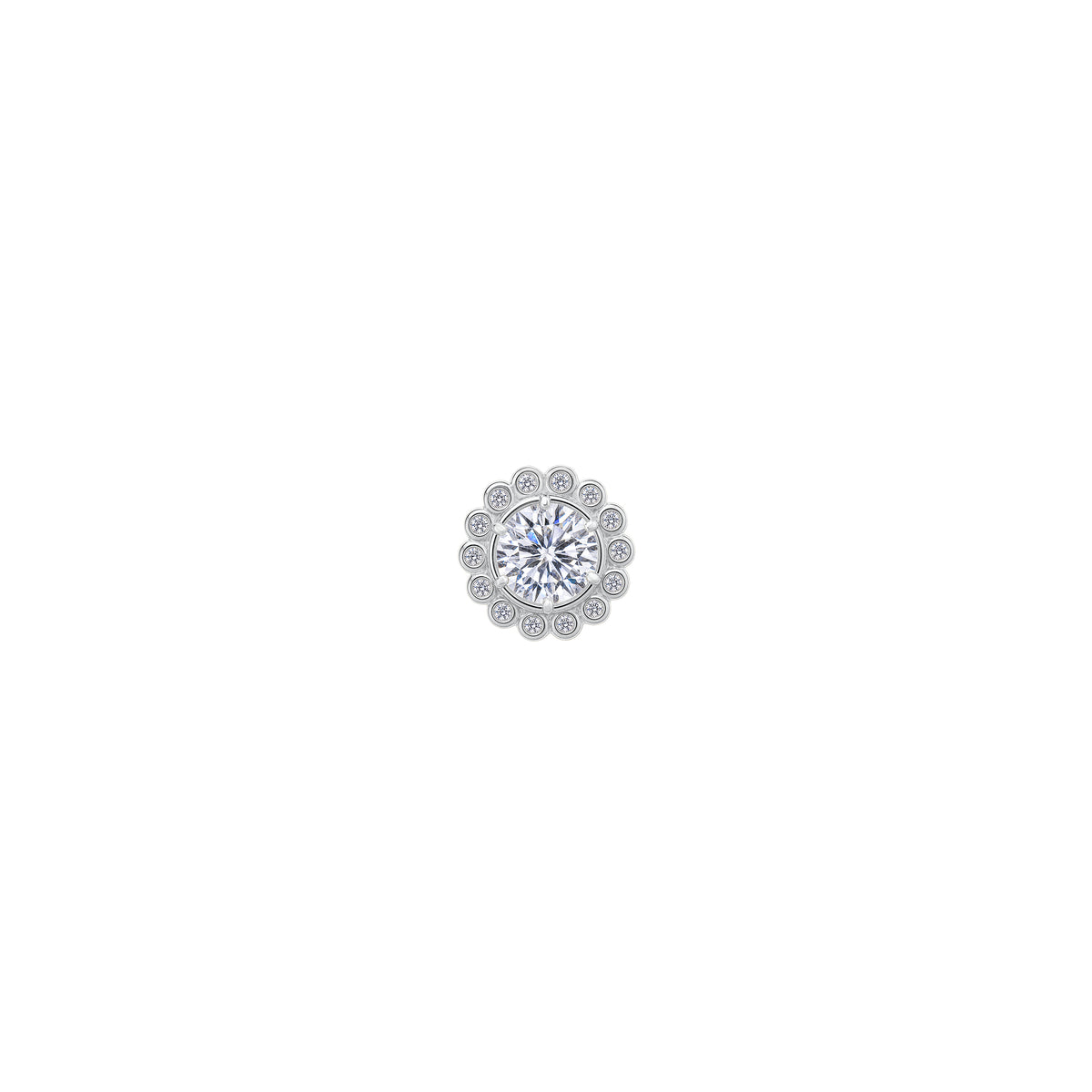 Kolczyki Marquise Medium Silver Zirconia