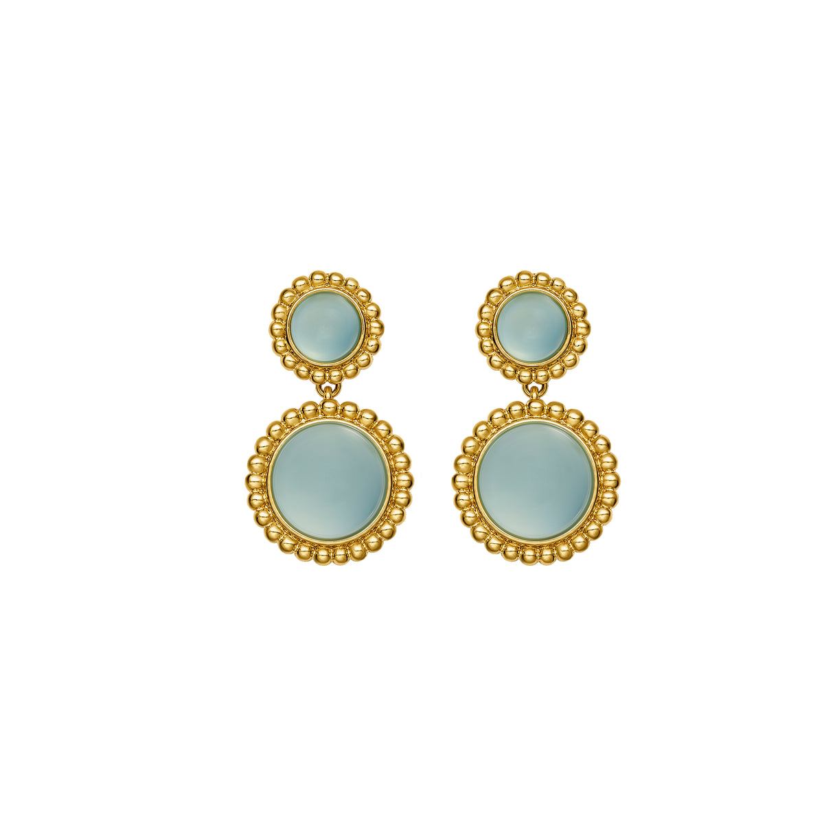 Kolczyki Something Blue Maxi Gold