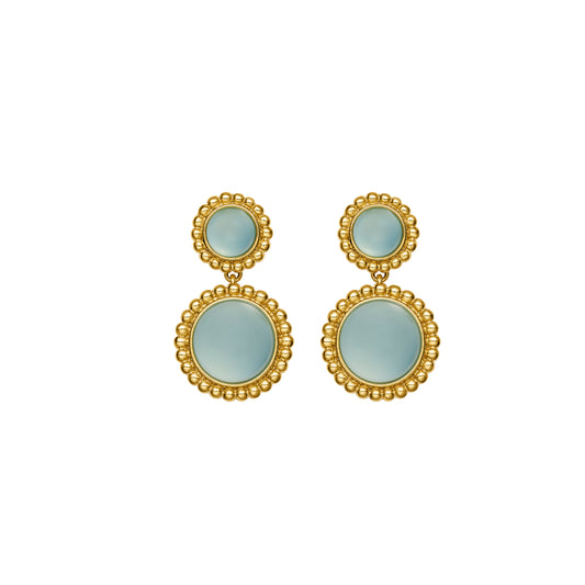 Kolczyki Something Blue Maxi Gold