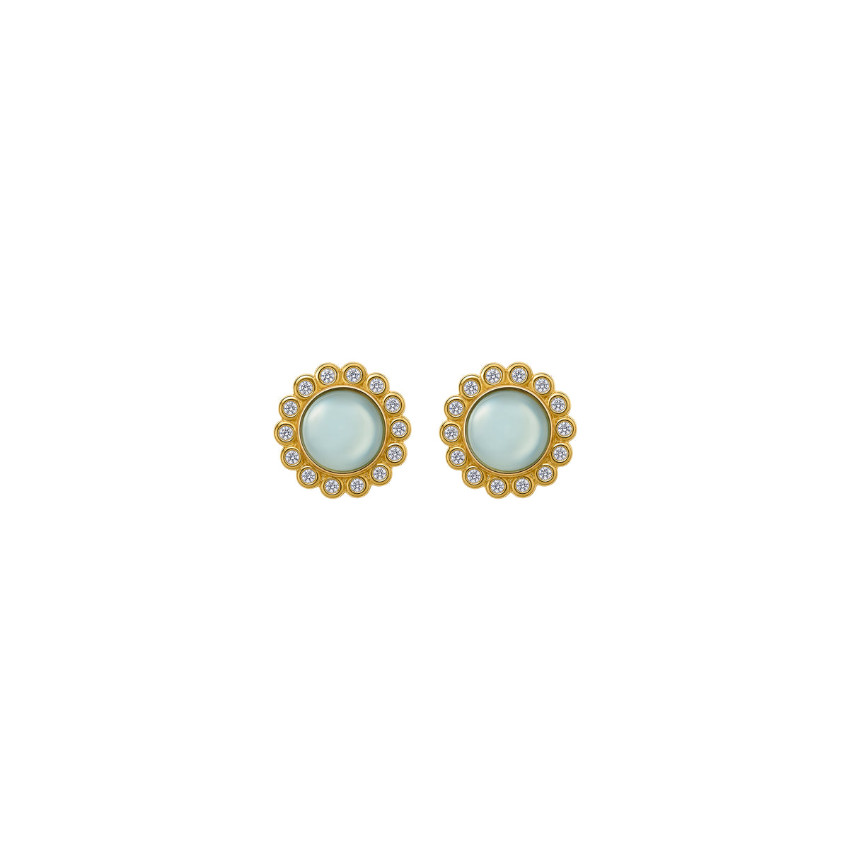 Kolczyki Something Blue Medium Gold