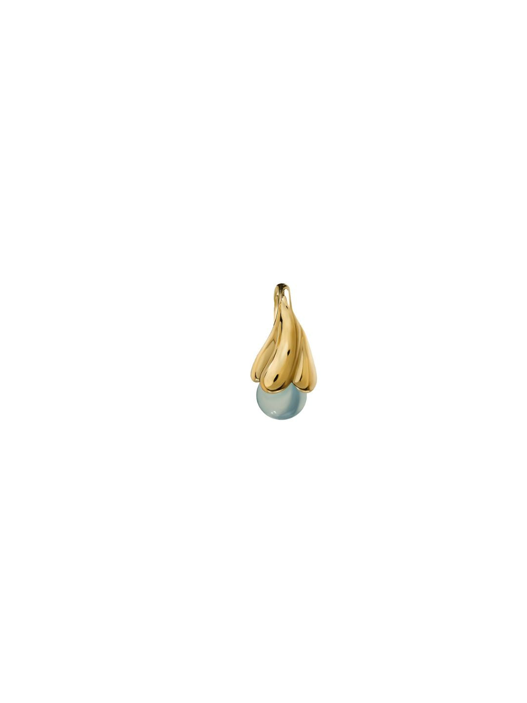 Kolczyki Tinker Bell Gold z kamieniami Aqua