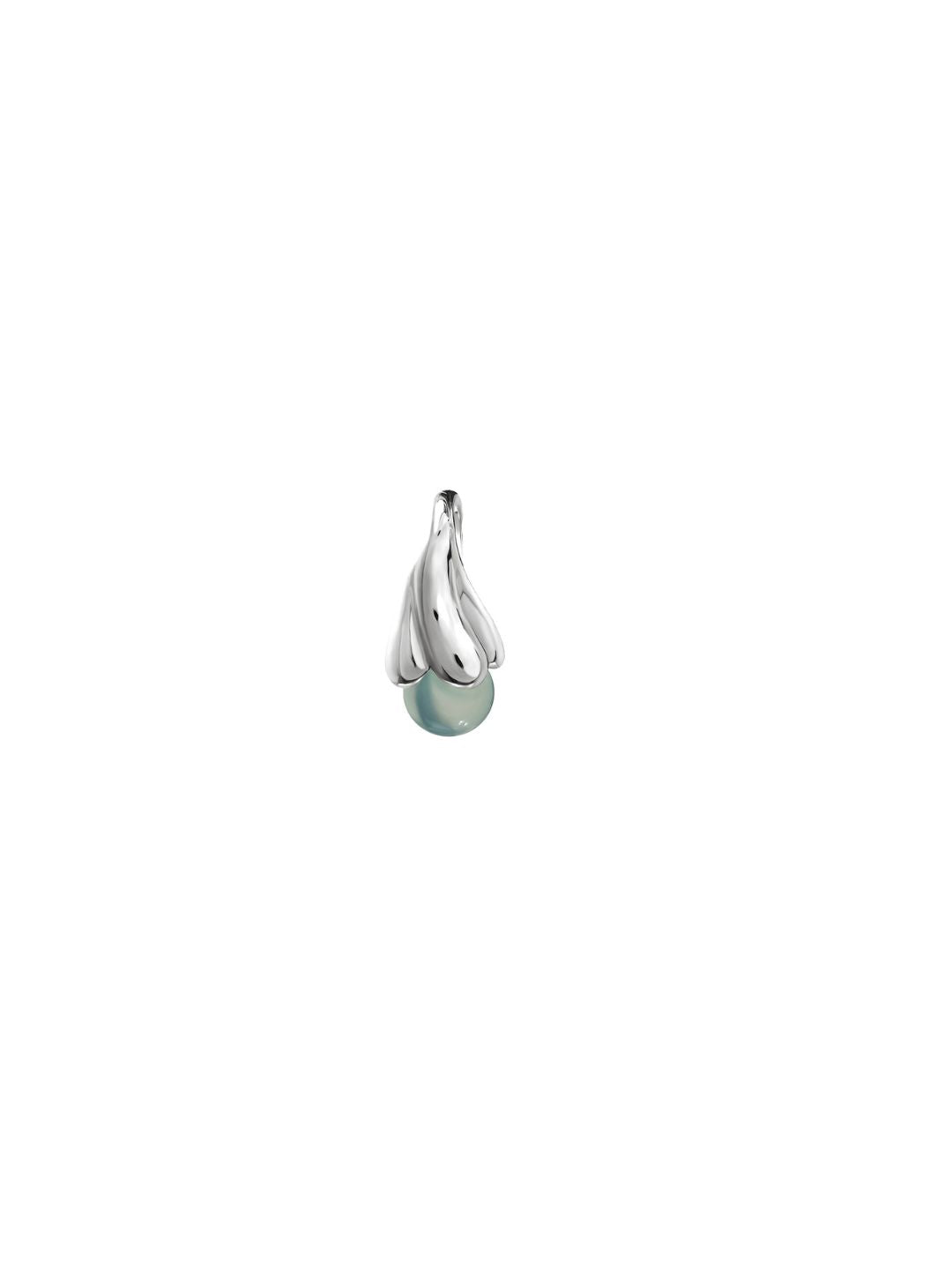 Kolczyki Tinker Bell Silver z kamieniami Aqua
