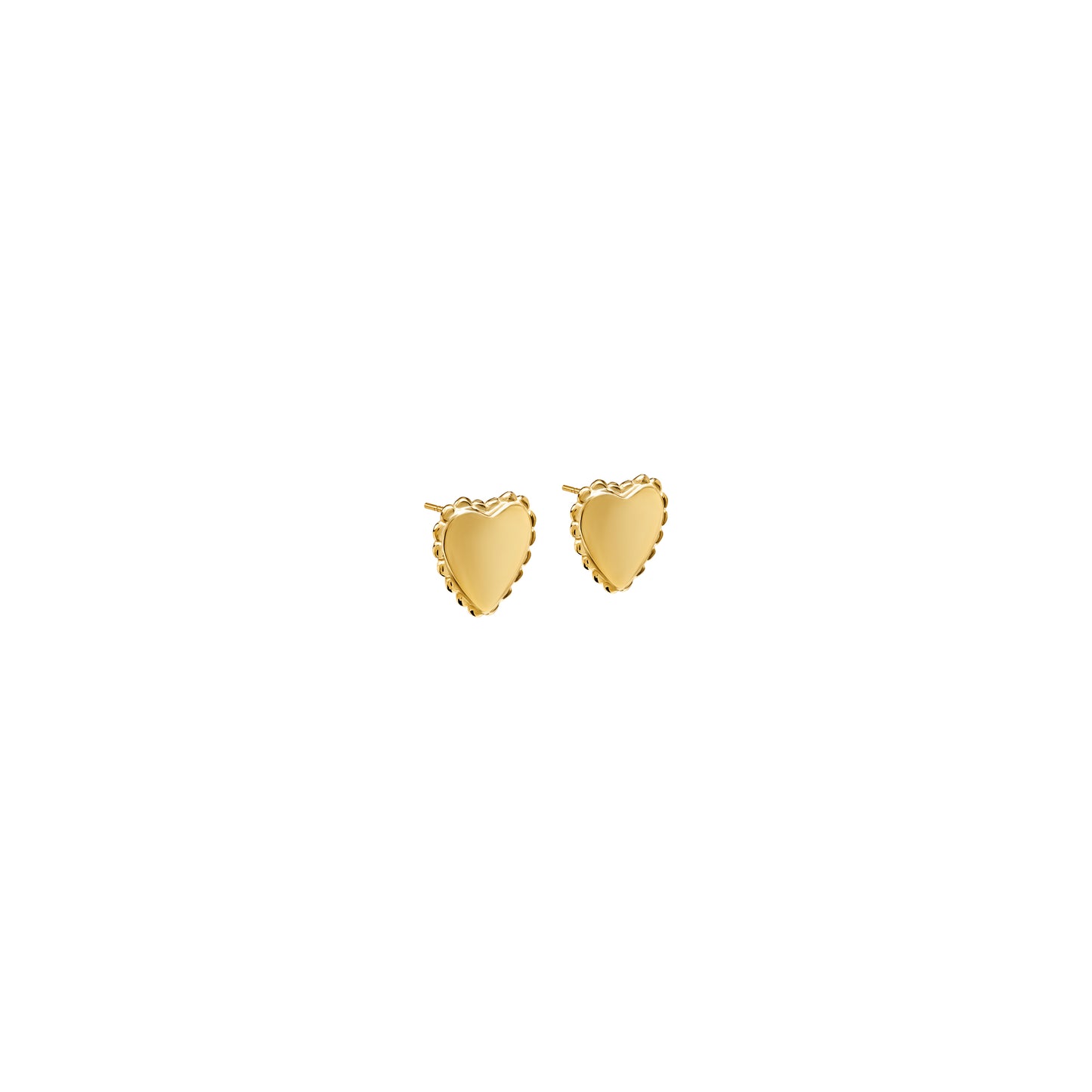Kolczyki Vintage Heart Gold