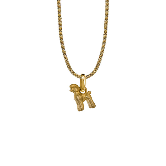 Naszyjnik Dog Medium Gold Owal