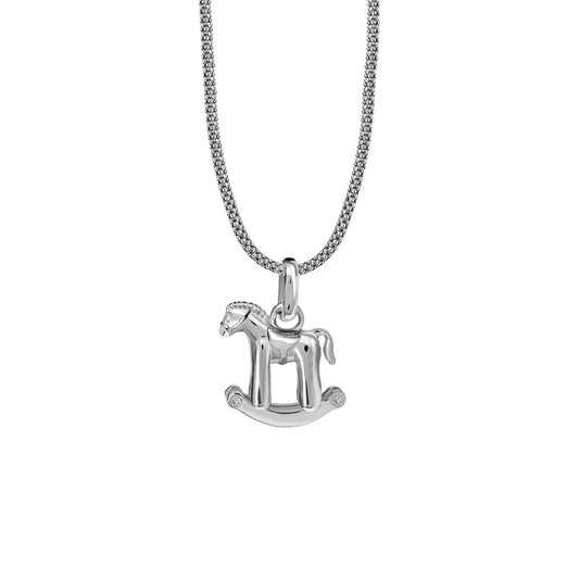 Naszyjnik Holiday Pony Medium Silver Owal