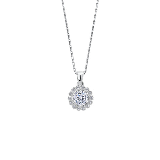 Naszyjnik Marquise Silver Zirconia