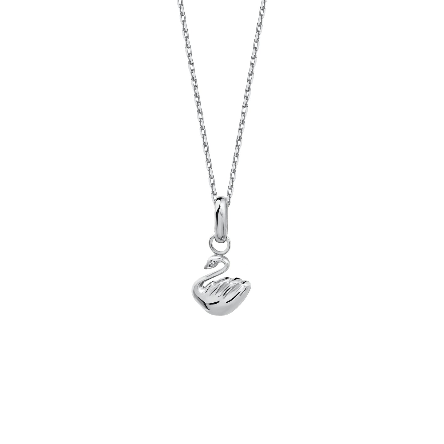 Naszyjnik Swan Medium Silver