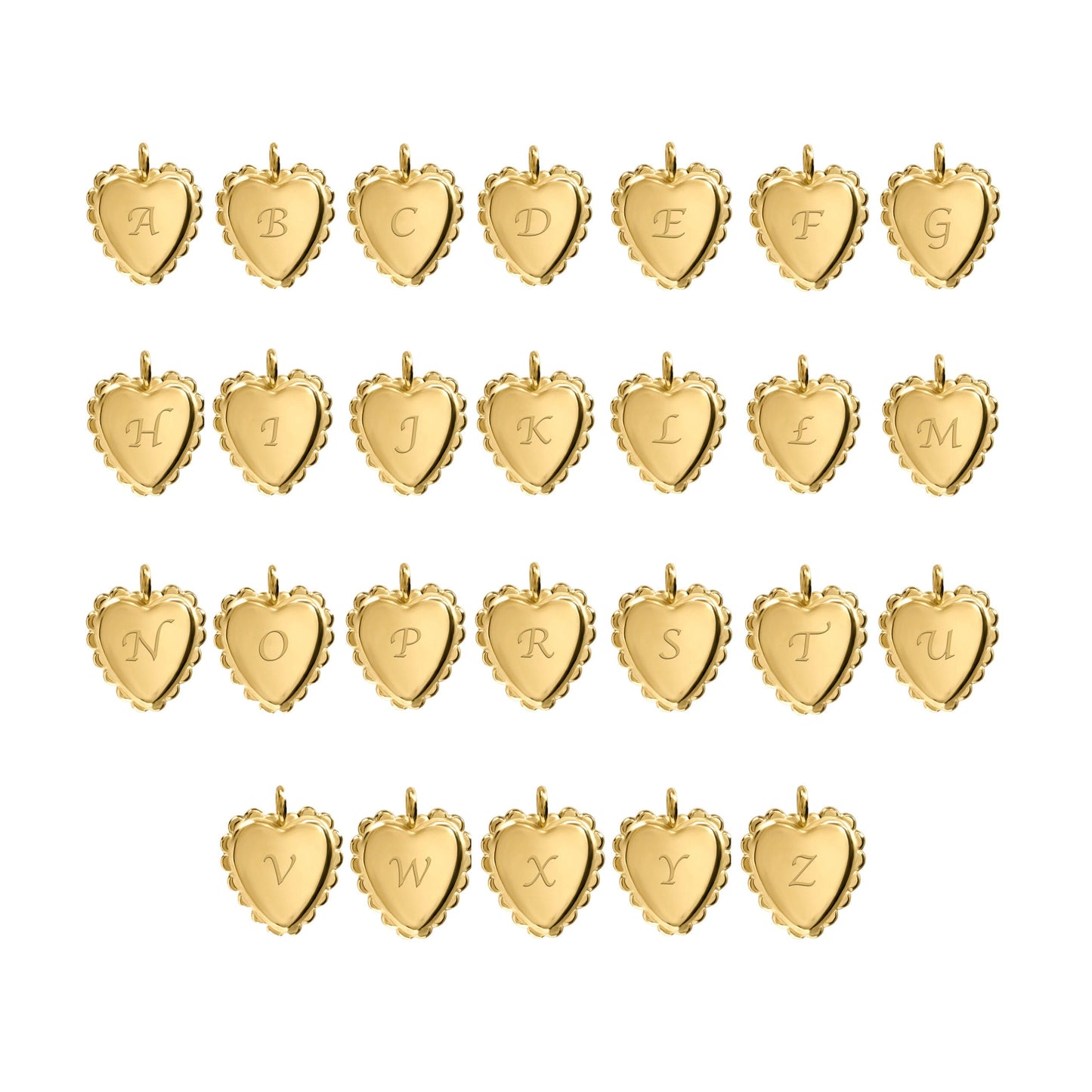 Naszyjnik Vintage Heart Mini Gold z Grawerem