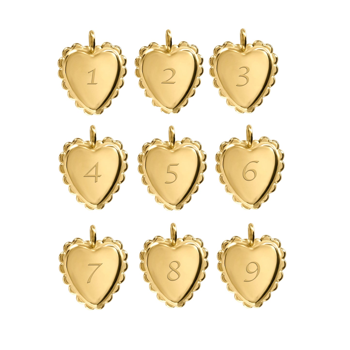 Naszyjnik Vintage Heart Mini Gold z Grawerem