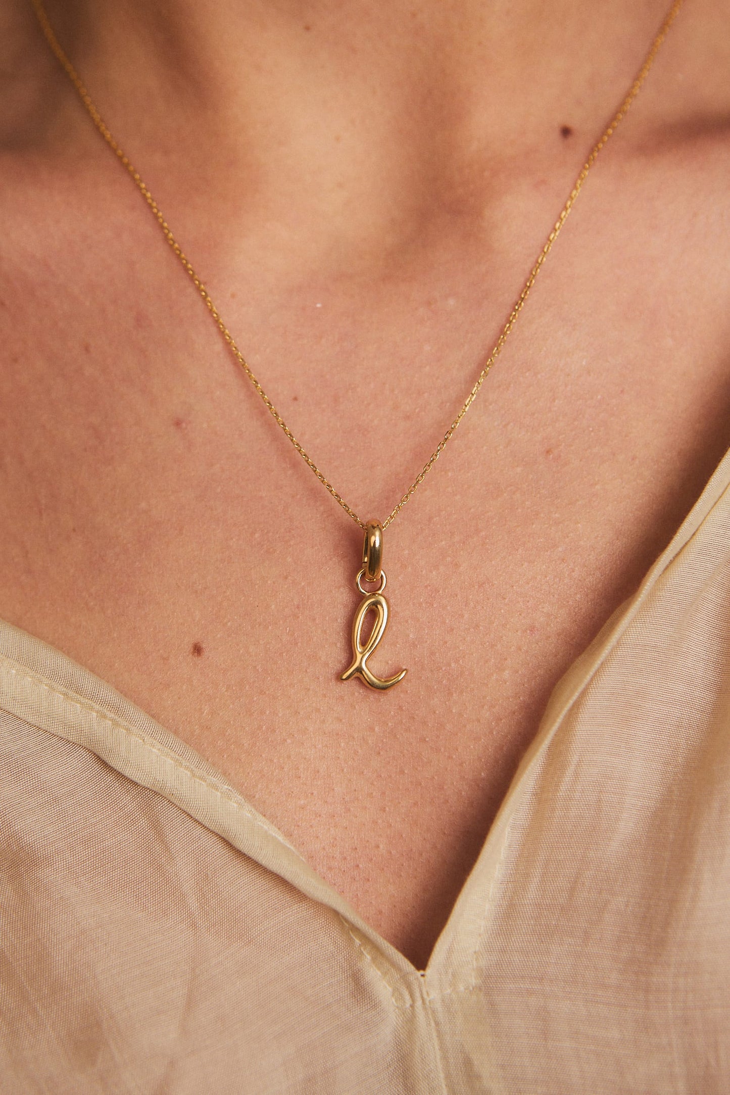 Zawieszka Literka Gold