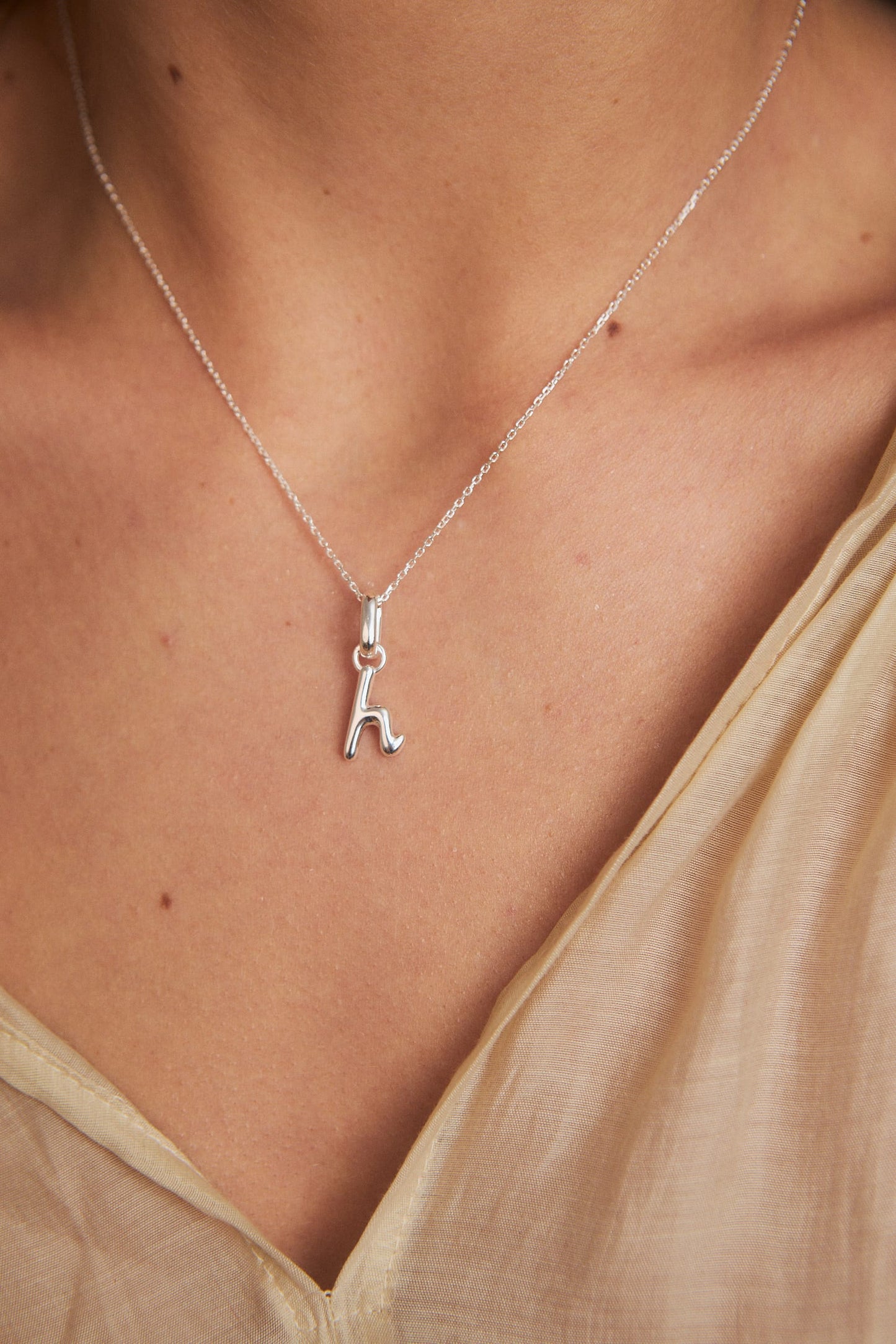 Zawieszka Literka Silver