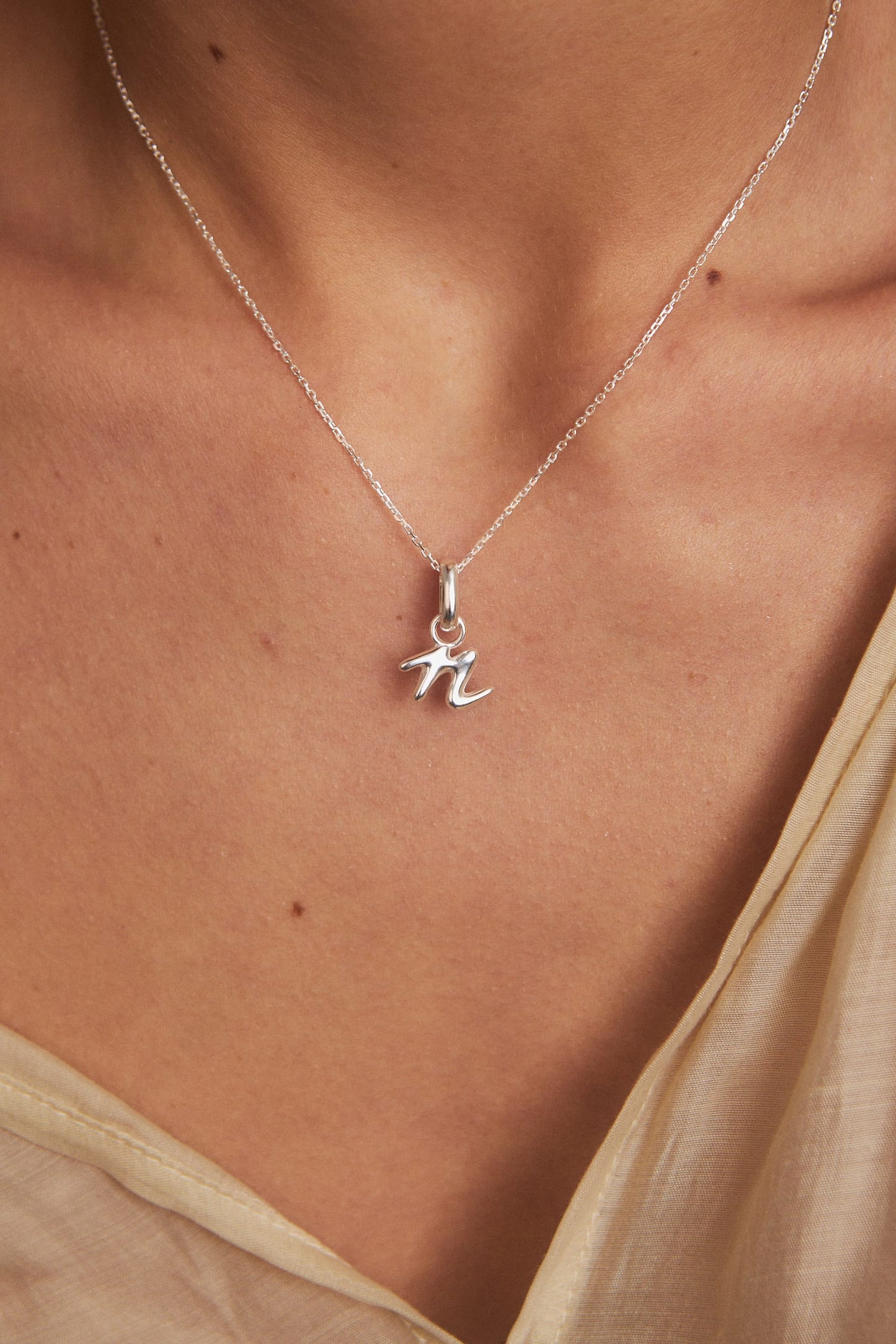 Zawieszka Literka Silver