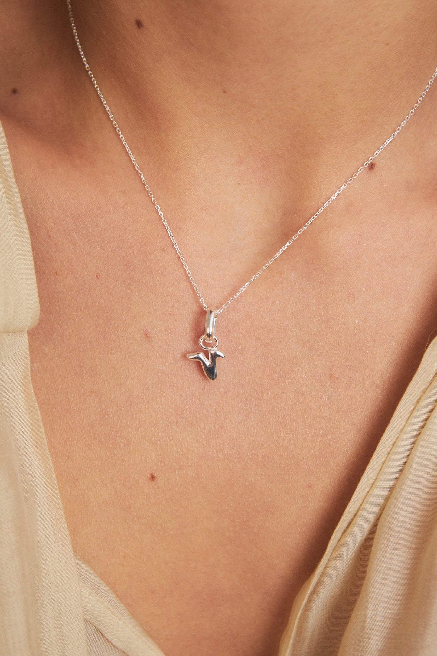 Zawieszka Literka Silver