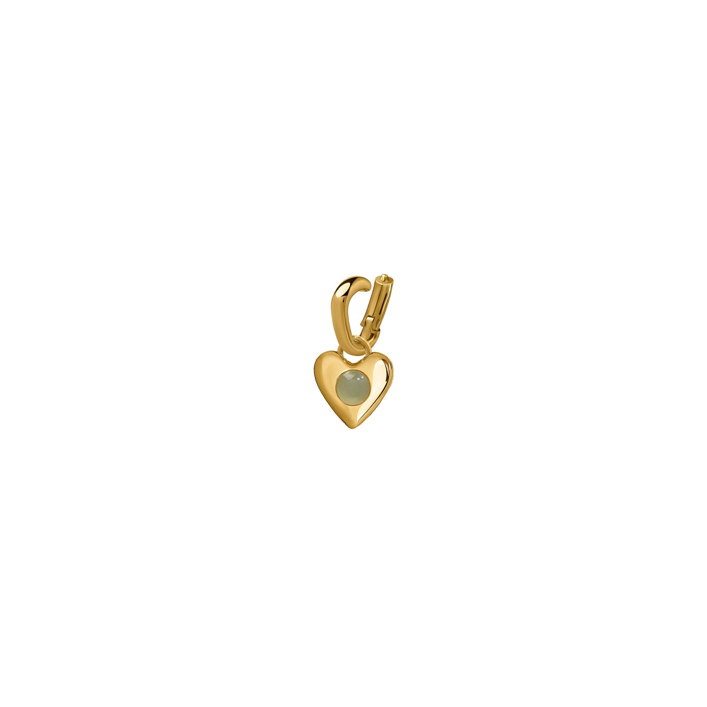 Zawieszka Valentin Mini Gold z Kamieniem Aqua