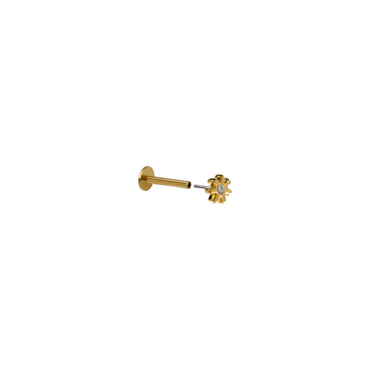 Kolczyk do piercingu Daisy Zirconia Gold
